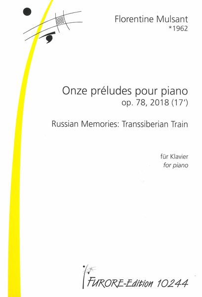 Onze Préludes Pour Piano, Op. 78 : Russian Memories - Transsiberian Train (2018).