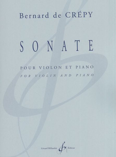 Sonate : Pour Violon et Piano.