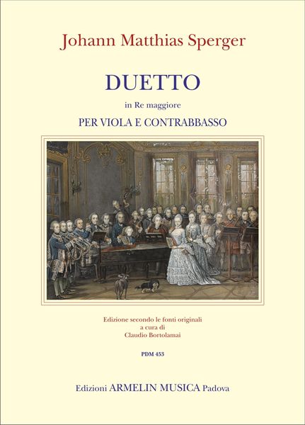 Duetto In Re Maggiore : Per Viola E Contrabbasso / edited by Claudio Bortolamai.