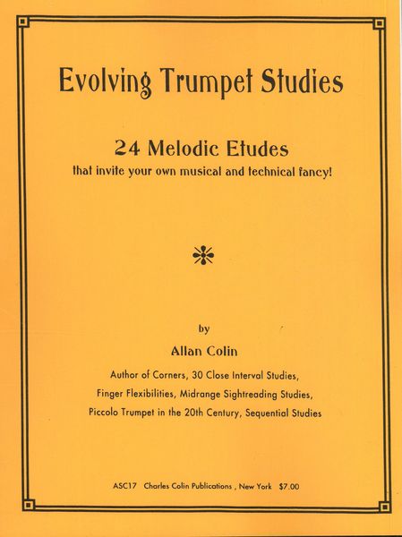 Evolving Trumpet Studies : 24 Melodic Etudes.