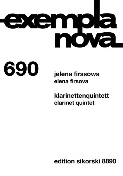 Klarinettenquintett, Op. 160.