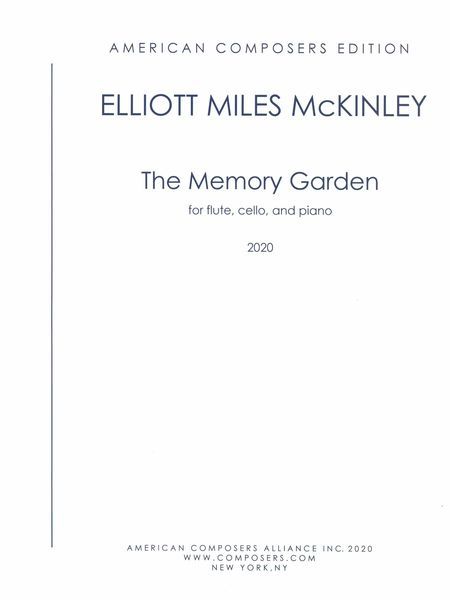 Memory Garden : For Flute, Cello and Piano (2020).