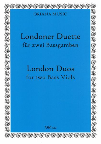 London Duos : For Two Bass Viols / edited by Johanna and Richard Carter.