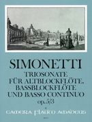 Sonata In G Minor, Op. 5/3 : For Treble Recorder, Bass-Recorder (Vln) & B.C.