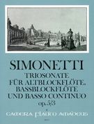 Sonata In G Minor, Op. 5/3 : For Treble Recorder, Bass-Recorder (Vln) & B.C.