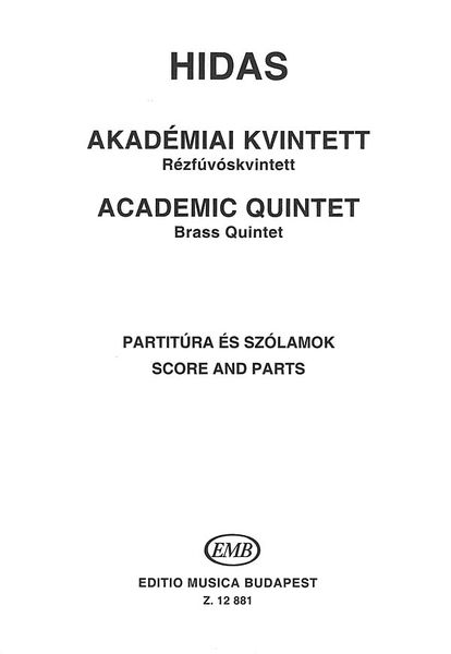 Academic Quintet : For Brass Quintet.