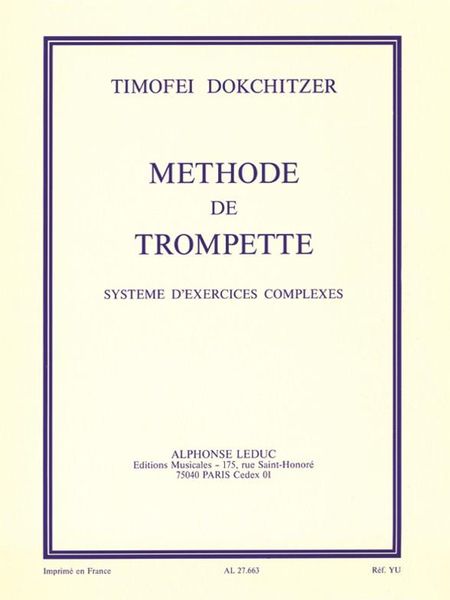 Methode De Trompette : Systeme d'Exercises Complexes.