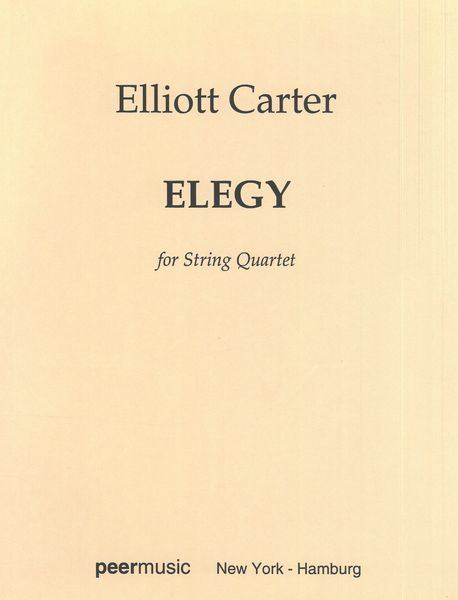 Elegy : For String Quartet.