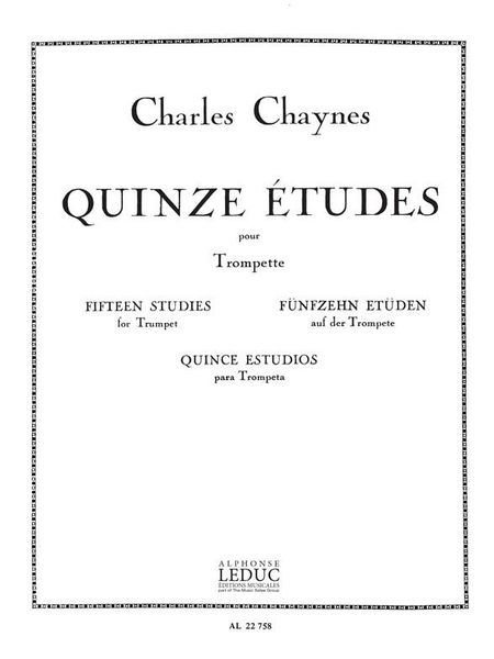 Fifteen Studies For Trumpet.