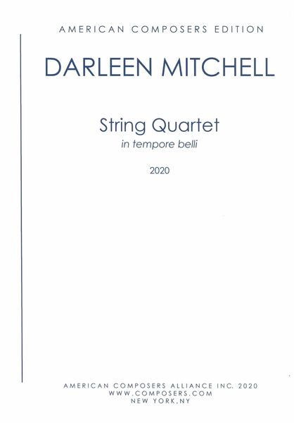 String Quartet : In Tempore Belli (2020).