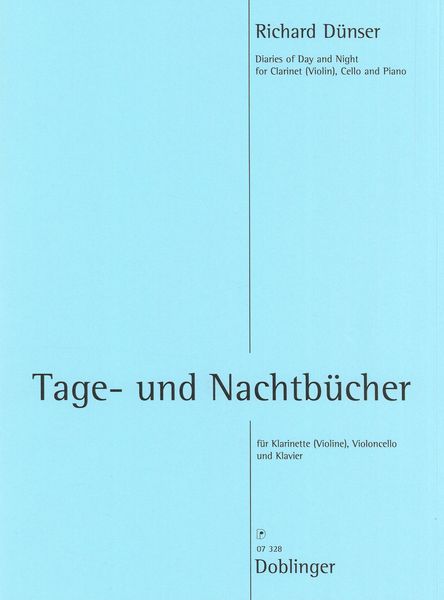 Tage- und Nachtbücher : Für Klarinette (Violine), Violoncello und Klavier (1988).