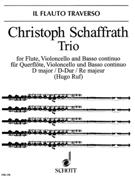 Trio In D Major : For Flute, Violoncello and Basso Continuo / edited by Hugo Ruf.