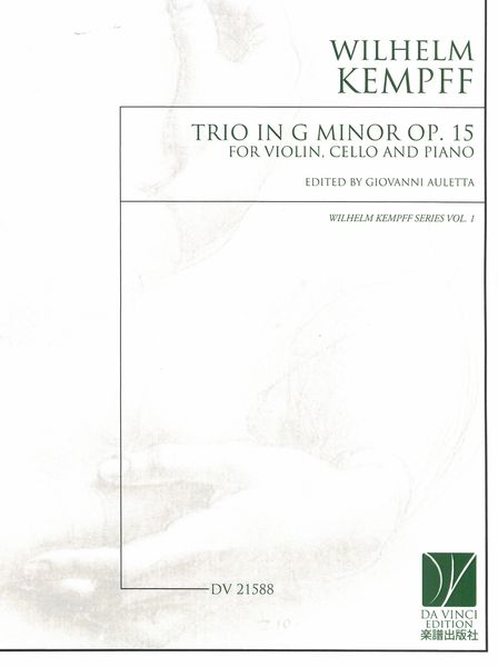 Trio In G Minor, Op. 15 : For Violin, Cello and Piano.