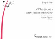 Miniaturen (7) Nach Japanischen Haiku : For Low Voice, Viola Or Cello and Piano.