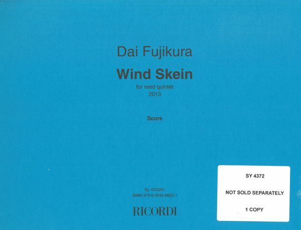Wind Skein : For Reed Quintet (2013).
