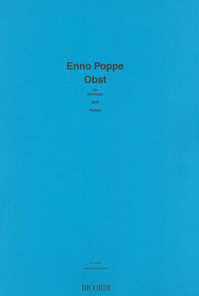 Obst : Für Orchester (2006).