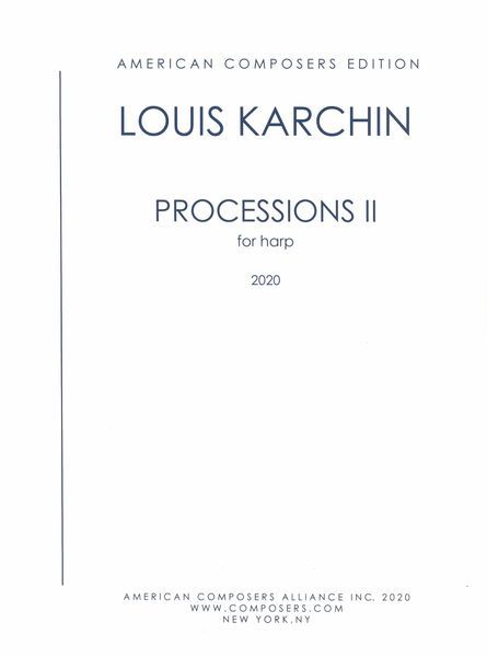 Processions II : For Solo Harp (2020).