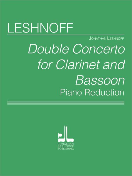 Double Concerto : For Clarinet and Bassoon - Piano reduction.
