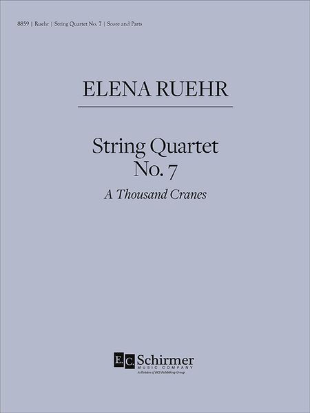 String Quartet No. 7 : A Thousand Cranes (2018).