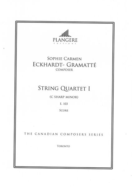 String Quartet No. 1 (C Sharp Minor), E. 103 / edited by Brian McDonagh.