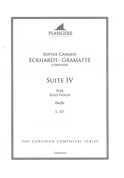 Suite IV (Pacific), E. 157 : For Solo Violin / edited by Brian McDonagh.