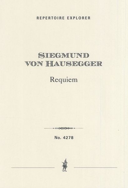 Requiem : Für 8 Stimmigen Gemischten Chor und Orgel (Ad Libitum).