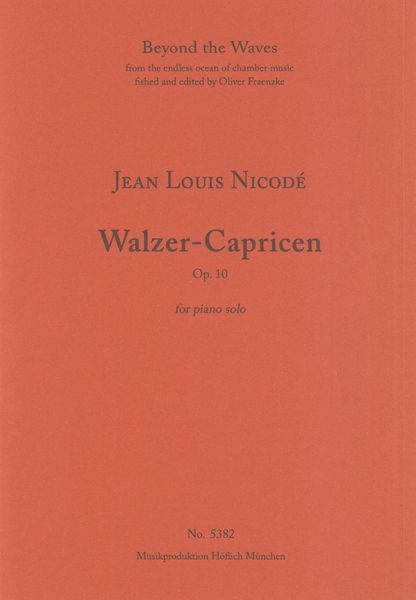Walzer-Capricen, Op. 10 : Für Pianoforte Zu Vier Händen.