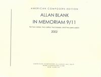 In Memoriam 9/11 : For Two Violas, Two Cellos, Two Contrabasses, and Two Percussion (2002) [Download