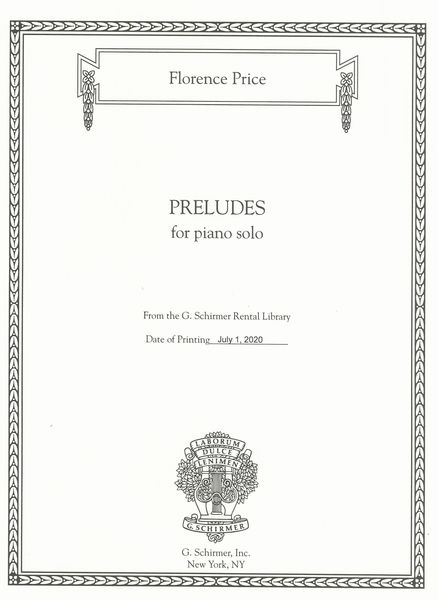 Preludes : For Piano Solo / edited by John Michael Cooper.