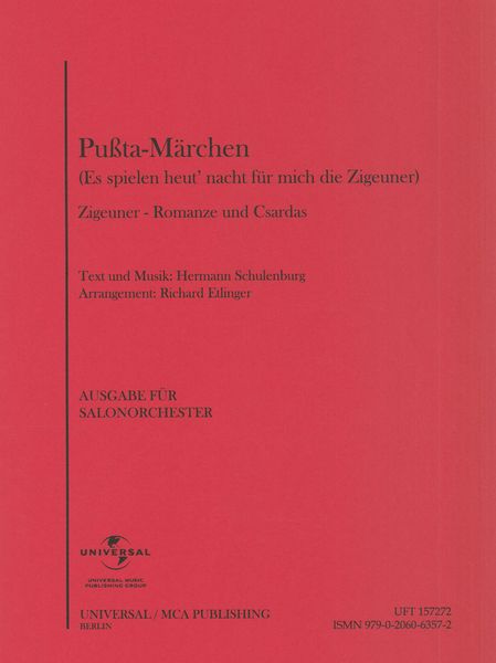 Puszta-Märchen : For Salon Orchestra.