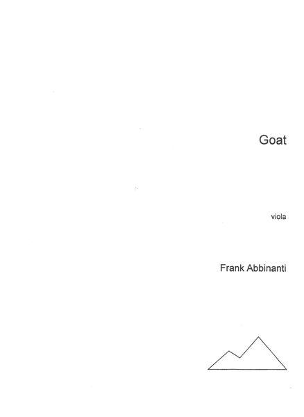 Goat : For Viola.