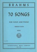 70 Songs : For High Voice and Piano / edited by Sergius Kagen.