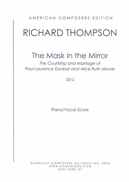 Mask In The Mirror : Opera In Three Acts (2020).
