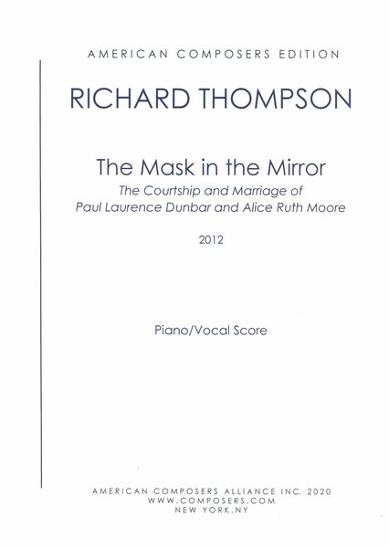 The Mask In The Mirror : Opera In Three Acts (2020).