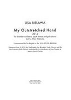 My Outstretched Hand : For Chamber Orchestra, Youth Chorus, and Girls Chorus (2016) [Download].