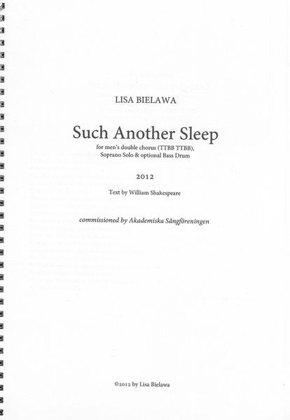 Such Another Sleep : For Chorus and Ensemble (2012) [Download].