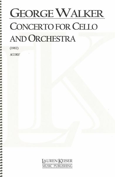Movements : For Cello and Orchestra (1982) (Formerly Concerto).