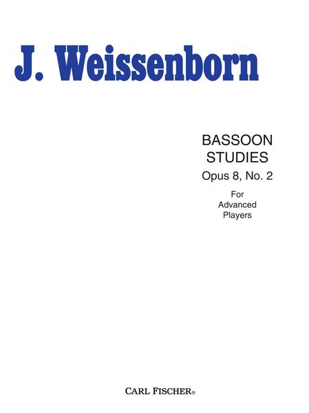 Bassoon Studies, Op. 8 No. 2 : For Advanced Players.