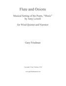 Flute and Onions : For Wind Quintet and Narrator [Download].