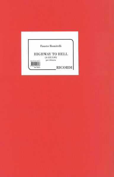 Highway To Hell (A Giulio) : Per Chitarra (1984).