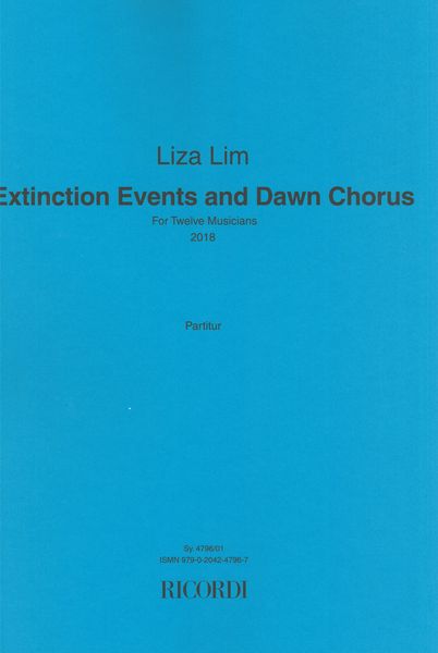 Extinction Events and Dawn Chorus : For Twelve Musicians (2018).