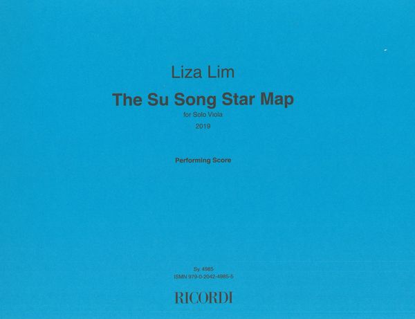 The Su Song Star Map : For Solo Viola (2019).