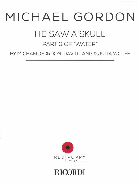 He Saw A Skull : For SATB Choir.