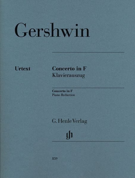Concerto In F : Piano reduction / edited by Norbert Gertsch.