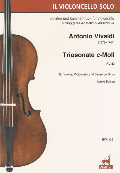 Triosonate C-Moll, RV 83 : Für Violine, Violoncello und Basso Continuo / Ed. Markus Möllenbeck.