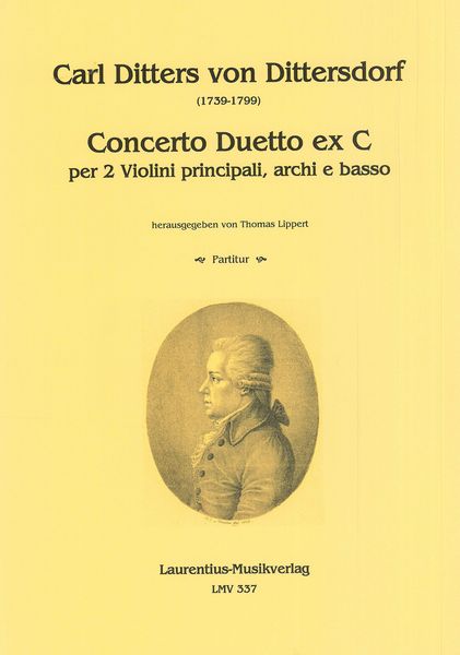 Concerto Duetto Ex C : Per 2 Violini Principali, Archi E Basso / edited by Thomas Lippert.