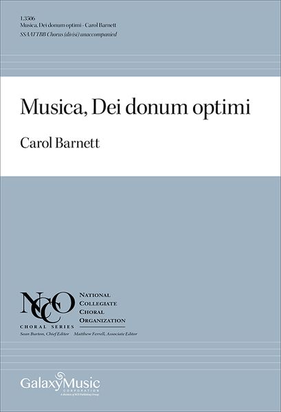 Musica, Dei Donum Optimi : For SSAATTBB Divisi A Cappella [Download].