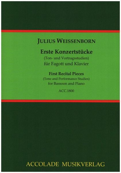 Erste Konzertstücke = First Recital Pieces : Für Fagott und Klavier.
