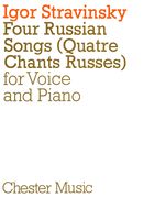 Four Russian Songs For Voice and Piano (1918-19) [R/F].