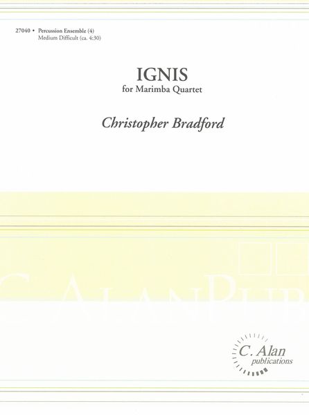 Ignis : For Marimba Quartet.